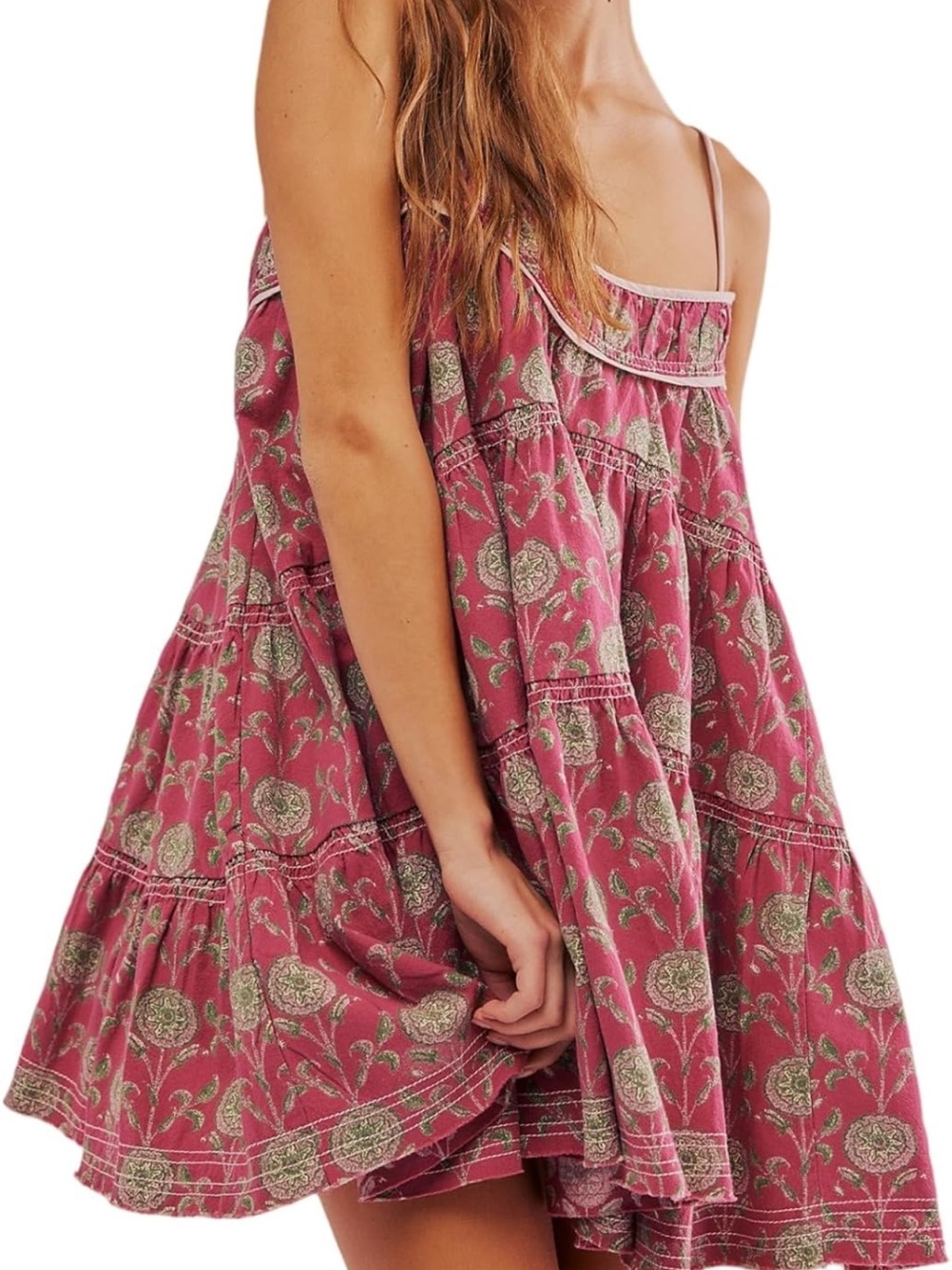 Floral Short Flowy Casual Summer Loose Babydoll Dresses